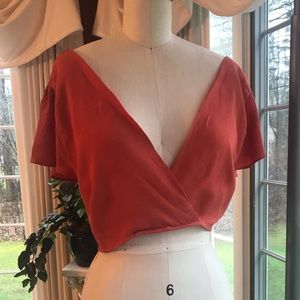 Summer Crop Top with Tie in back